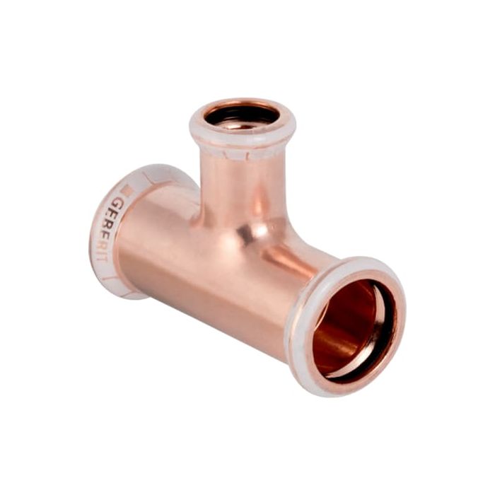 76.1 x 76.1 x 42mm Mapress Copper Tee (Red. Centre)