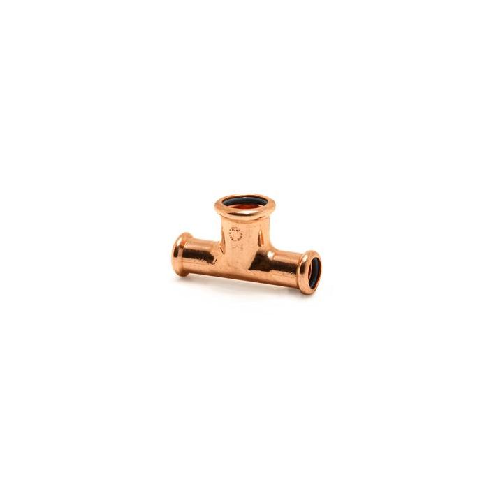 28 x 28 x 35mm X-Press Copper Bull Nose Tee - S28/7130